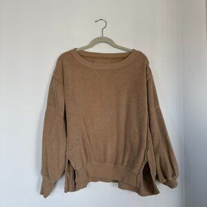 American Eagle “Seriously Huggable” Cozy Sherpa Crewneck Pullover S